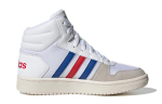 Adidas Neo Hoops 2.0 Mid K Kulumiskindel Hingav Keskmise s&auml;&auml;rega Vintage Korvpallijalatsid Valge Laste FW9121 28 white