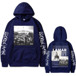 R&auml;ppar Kendrick Lamar To Pimp A Butterfly Graafiline Huppar Mehed Naised Hip Hop Vabaaja Hupparid Dressipluus Mehelik &Uuml;le suuruse Streetwear S tumesinine v&auml;rv