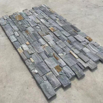 Antiiksinine kvartsiitkilt v&auml;limise seina kivi Blue Quartzite Cement Board