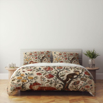 Vintage rebaste ja hirvedega tekikottide komplekt, &uuml;hekohaline, kaheinimese, t&auml;ism&otilde;&otilde;dus, kuninganna, kuningas, laste tekikott US Twin 172*218cm/68x86in 3pcs