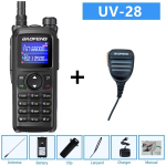 Baofeng UV-28 PRO Max Raadiosaatja 10W Mitme ribaline Traadita Sageduse Kopeerimine Pikk Kaugus Vastuv&otilde;tja Type-C AM Kahesuunaline Kaasaskantav Raadio US