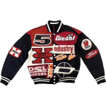 DIESEL Jakk Meeste Must A04982RBBAG900 L