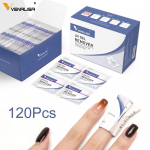 120 tk k&uuml;&uuml;nem&auml;hised Super Gel Remover Foil Wrap System UV geellaki m&auml;his akr&uuml;&uuml;lpuhastusvahend