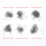 Roostevaba kuuma klammerdaja kronstein auto kaitseraua parandamiseks plasti keevitamiseks 600pcs(100pcs Each)