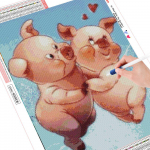 Armastussiga Teemantmaal 5D Teemantmosaiik Ristpistes Teemanttikandid Multifilmide Dekoratsioon 20X30