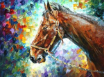 &Otilde;limaal Horse Teemanttikandid Rhinestones Tikand Tikand K&auml;sit&ouml;&ouml; Maalimine Teemant 20X30CM