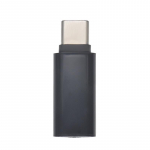 Metallist C-t&uuml;&uuml;pi USB-heli USB 3.1&ndash;3,5 mm AUX-pistikupesa Mini kaasaskantav k&otilde;rvaklappide adapter Xiaomi Huawei jaoks must