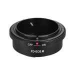 FD-EOS M objektiivi kinnitusadapteri r&otilde;ngas Canoni FD objektiivile Canon EOS M-seeria kaameratele Canon EOS M M2 jaoks must