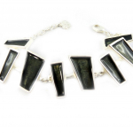Dolce Vita [F9484] - Bracelet Cr&eacute;ateur 'Taya' noir argent&eacute; must
