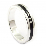 Anneau Argent 'Enzo' 56 h&otilde;be