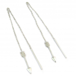 Les Tr&eacute;sors De Lily [P2445] - h&otilde;bedased k&otilde;rvar&otilde;ngad  Cupid's Arrows , h&otilde;bedased (roodiumiga kaetud) - nooled 20x3 mm h&otilde;be