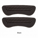 4D massaaži villimisvastased kannapadjad Silikoonist kannapadjad Kulumisvastased kannakleebis Kinga seljaosa padjad 6mm must