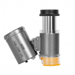 60-kordne suurendusklaasi valgustusega luup 2 LED-tule ja 1 UV-valgusega reguleeritava fookuskaugusega hall