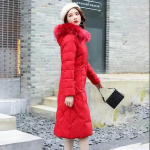 Talvine stiilis sulejope naiste l&auml;&auml;ne stiilis korea stiilis &otilde;huke pikk osa &uuml;le p&otilde;lve Paks soe suur polsterdatud jope XXXL