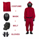 Kalmaarim&auml;ng Kaabakate poiste maskidega kost&uuml;&uuml;m Korea telesari Laste Halloweeni peokleit S