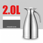 Isolatsioonipott majapidamises kasutatav suure mahutavusega termos, roostevabast terasest vaakumtermos, veepudeli termos, 2 liitrit 2L