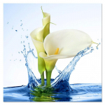 Teemantmaal Lilleline Scenic K&auml;sitsi valmistatud t&auml;ispuur Teemanttikandid Maastikupilt P&auml;evalill v&otilde;ilill Art Decor Full Round 20x20CM