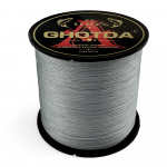 GHOTDA 1000M 8 haruga p&otilde;imitud &otilde;ngen&ouml;&ouml;r, multifilament PE n&ouml;&ouml;rid p&uuml;&uuml;gin&ouml;&ouml;r merevees kalastamiseks 39lb hall