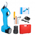 16,8 V professionaalsed juhtmeta elektrilised oksak&auml;&auml;rid koos kandekotiga, laetav 2Ah liitium EU Plug & 2 Batteries sinine