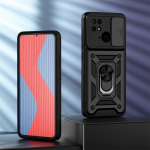KEYSION p&otilde;rutuskindel &uuml;mbris Redmi 10C 10A Push Pull kaamera kaitsetelefonile Xiaomi Redmi 10 2022 jaoks for Redmi 10C must
