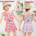 T&uuml;drukute ujumistrikoo keskmise ja suurte laste siiami armas ujumistrikoo printsess seelik v&auml;ikese t&uuml;druku ujumiskost&uuml;&uuml;m 6-10years