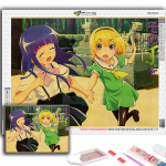 5D teemantmaal, t&auml;isteemant-anime, kui nad nutavad Higurashi teemantmaaling k&auml;sitsi valmistatud teemantmosaiikmaal Kodukaunistus Full Round 20X30CM