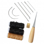 12 tk. Nahast k&auml;sit&ouml;&ouml;t&ouml;&ouml;riistade komplekt &Otilde;mblusn&otilde;elad Vahatatud niit Juhtme &otilde;mblemine Awl &Otilde;mbluss&otilde;rm DIY 12Pcs