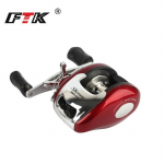 FTK 10KG Max Drag p&uuml;&uuml;girull 6.2:1 s&ouml;&ouml;davaldamise pool, soolase vee alumiiniumist magevee 18 laagriga kalap&uuml;&uuml;gi tarvikud punane