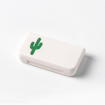 Pill Box 3 Section Box Pill Box Tablet Kaktuse Leht Pillikarbi jaotur Pillide Karbi Doseerimis Meditsiinikomplekt Mini Hoiukarp