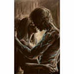 5D DIY Teemantmaaling Ingel Kiss Teemanttikandid T&auml;ismosaiigikomplektid Ristpistes Kodukaunistus K&auml;sitsi valmistatud kingitused Round 20x30cm