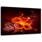 Feeby l&otilde;uenditr&uuml;kk, leekiv lill 60x40 oranž