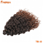 Ocean Wave punutud juuksepikendused heegeldatud punutised s&uuml;nteetilised juuksed Afro Curl Hawaii Ombre lokkis blond Water Wave palmik naistele 18 Inch