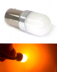 2 tk LED pirn BA15S,P21W 12-24V CANBUS oranž