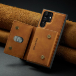 Kaarditasku magnetiline nahast &uuml;mbris Samsung Galaxy S22 Ultra 5g S 22 Plus S22ultra libisemiskindla mobiiltelefoni koti jaoks for Galaxy S22 Ultra punane