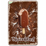 Puuviljade pagari&auml;ri Magustoit Metallist plekksildid Sweet Plaque K&ouml;&ouml;k Seinakunst Raud Maalimine Pubi Plaque Club Baar Restoran Dekoratiivtaldrik 20x30cm