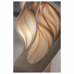 Abstraktne pruun maal Postmoodsa kunsti l&otilde;uend Plakatid ja tr&uuml;kised seinapildid P&otilde;hjamaade kodukaunistusega seinapilt elutuppa 20x30cm valge