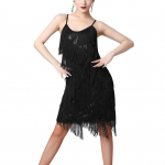 Naiste litrid, ladina tantsuriietus, varrukateta tantsukleit salsa tango cha cha rumba samba tantsuriided S must
