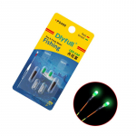 Dlyfull elektrooniline valguspulk Led Light &ouml;&ouml;p&uuml;&uuml;gi tarvik Cr311 patarei roheline