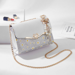 Naiste mood karikakra mustriga &otilde;lakott Riistvara kett rihm V&auml;rviplokk Messenger litrid k&auml;ekott vabaaja kandik h&otilde;be