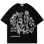 T&auml;navar&otilde;ivad Funny Anime Cartoon Graphic T-s&auml;rk S must