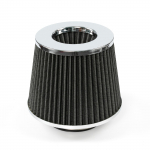 Autotarvikud 3-tolline 3-tolline suure vooluga k&uuml;lma &otilde;hu sisselaskefiltri induktsioonikomplekt Sport Power Mesh koonus 76mm h&otilde;bedane universaalne h&otilde;be