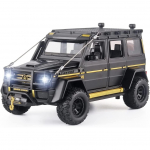 1/24 Scale Benz G550 Diecast automudeli m&auml;nguasi, tagasit&otilde;mmatav m&auml;nguasi koos heli ja valgusega lastele V&auml;ikelaste poiste t&uuml;drukute kingituste kollektsioon 1/24-20x10x10cm must
