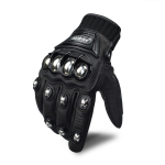 Mootorratta nahkkindad meestele ja naistele, puuteekraaniga Motorbike Powersports ratsutamiskindad M must