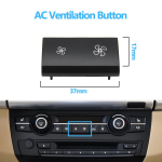 Armatuurlaua kliimaseadme AC nupp Ventilatsiooni v&otilde;tmejuhtimiskomplekti asendus BMW X5 X6 E70 E71 E72 2007-2014 jaoks Ventilation Button gray