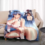 Seksikas Genshini m&otilde;juv moem&auml;ngu tegelane flanell tekk tekikate reisivoodipesu tekk voodikate Mees koopakaunistus 75x90cm