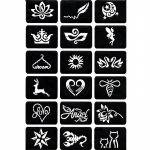 T&auml;toveeringu &scaron;abloonid ajutiseks t&auml;toveeringu &scaron;abloonid kaunistuseks joonistamiseks maalimiseks valikvastustega lille nool t&auml;ht t&auml;toveeringu tarvikud