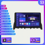 Hizpo 8GB+128GB 9'' 2Din Android 12 DSP RDS autoraadio multimeedia videopleier Mercedes Benz C-Class 3 W204 S204 2006-2011 SWC GPS Carplay 4G jaoks S3 8Core 3G 32G