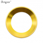 Autosalongi rooli embleem 3D kleebis Stiilne alumiiniumsulamist kleebise&uuml;mbris G/olf 6 7 P/olo C/CT/iguan V/W jaoks kuld