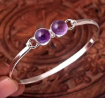 Amet&uuml;stist kalliskivist k&auml;ev&otilde;ru, kingitus talle, disainerehted, juubelikingitus, emadep&auml;eva kingitus, h&otilde;bedane k&auml;ev&otilde;ru