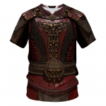 Keskaegsed raudr&uuml;&uuml; T-s&auml;rgid Knight Armor 3D Prinditud T&auml;navar&otilde;ivad Mood Suur T-s&auml;rk Cosplay Laste T-s&auml;rgid Topid Riietus Mehed Naised XL